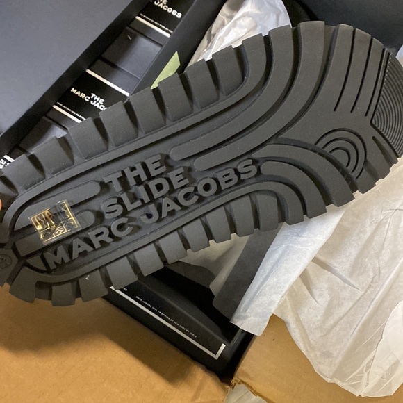 Marc Jacobs | The Slide In Navy With Logo NEW - Picture 8 of 8